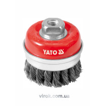 Щетка-крацовка чашеобразная YATO Ø75 мм