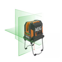 Нівелір лазерний AEG; дальність- 30 м, точність- 0,2 мм/1м, 1 горизонт. і 2 вертик. зелені промені