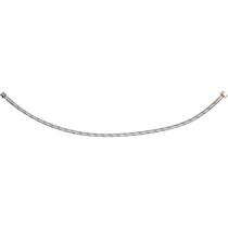 Шланг водопровідний з опліткою з нерж сталі FALA l= 800 мм, Ø= 8/12, з'єднання F-1/2" х M-3/8" 1 МПа