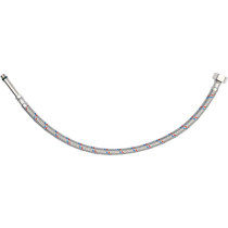 Шланг водопровідний з опліткою з нерж сталі FALA l= 500мм Ø= 8/12, з'єдн F-1/2" х M-M10x1- 50мм 1МПа