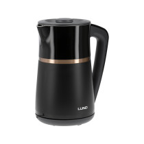 Електрочайник з термостатом з нержавіючої сталі і поліпроп LUND 1,7л, 2200 Вт, живл від мережі 230 В