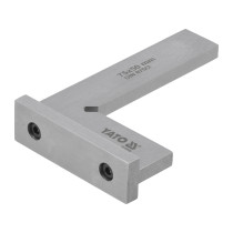 Кутник слюсарний 90° YATO з широкою основою, 75 х 50 мм [100]