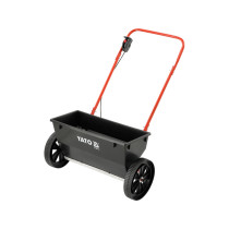 Сівалка і розкидач на 2-х колесах YATO бункер- 25 л, зона дії- 0.5 м, 76x 71x 87 см, 10 полож відкри