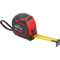 Рулетка вимірювальна YATO : L= 10 м x 32 мм, з сталевою стрічкою, міліметрова шкала [6/24]