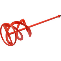 Міксер для будівельних сумішей спіральний оцинкований YATO: Ø=160x 600 мм, кріплення гвинт. М14 [12]