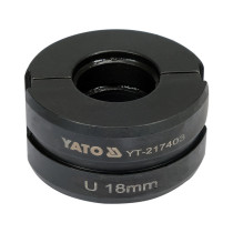 Насадка для прес-кліщів YT-21735 YATO: U18 мм [50]