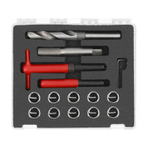 Інструменти і вставки для ремонту різьби YATO М16 х 2.0 мм, компл. 15 шт. [10]