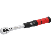 Ключ динамометричний з налаштувальним вічком YATO : квадрат 3/8", F= 10- 60 Нм, L= 310 мм [10]