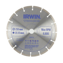 Диск відрізний алмазний сегментний IRWIN IW80871060x22.2 мм