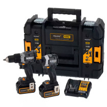 Набір інструменту ударний акумуляторний безщітковий DeWALT DCK200MP2T-QW