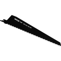 Полотно по дереву до шаблевої пили HCS YATO: прямий різ, 230x 45 мм, t= 1,2 мм, 6 зубів/1" 