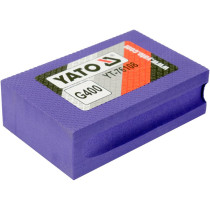 Губка абразивна, алмазна, для шліфувальна до скла, граніту, керам YATO: 90х 60х 30 мм, з гранул G400