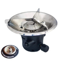 Пальник газовий туристичний VIROK з різьбовим (7/16) з'єднанням. Piezo [24]