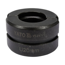 Насадка для прес-кліщів YT-21735 YATO: U 20 мм [50]