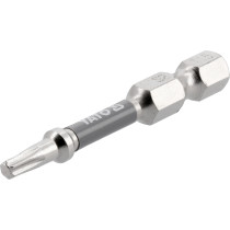Насадка викруткова YATO; "TORX" T15 х 50 мм. шпиндель 6-гран- 1/4", покрита нікелем, 2 шт.[10]
