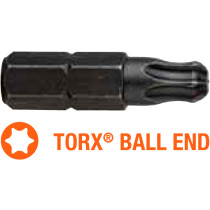 Насадка отверточная INDUSTRY USH Torx BALL END T40 K x 25 мм 10 шт