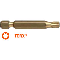 Насадка отверточная титановая ISOTIN USH Torx T10 x 50 мм Torsion 10 шт