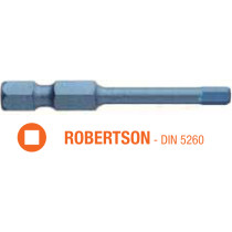 Насадка отверточная ударная BLUE SHOCK USH TORSION ROBERTSON R1 x 50 мм 5 шт
