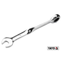 Ключ рожково-накидной с трещоткой YATO 13 x 182 мм HRC 40-45 Cr-V