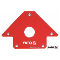 Струбцина магнитная для сварки YATO 102 х 155 х 17 мм Ø28 мм 22.5 кг