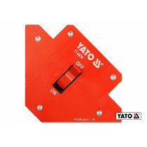 Струбцина магнитная для сварки с переключателем YATO 107 х 160 х 26 мм 13.5 кг
