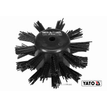 Щетка для очистки канализации YATO 10 см с нейлона и полипропиленового ворса для YT-24980