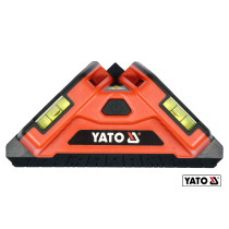 Уровень лазерный для укладки плитки YATO 10 м +/-1 мм угол-90° 2 лазера 2 капсулы 2 x AA