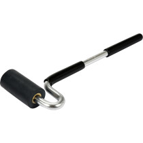 Валик прижимной резиновый YATO Ø38 x 75 мм, алюминиевая ручка 320 мм