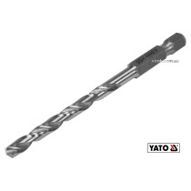 Сверло по металлу YATO 4.8 x 86/52 мм HEX-1/4" HSS 6542 для нержавеющей конструктивной легированной стали