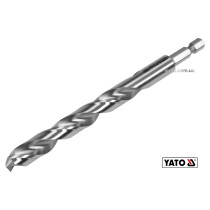Сверло по металлу YATO 11 x 142/94 мм HEX-1/4" HSS 6542 для нержавеющей конструктивной легированной стали