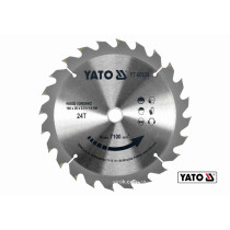 Диск пильный по дереву YATO 190 х 20 x 2.2 x 1.5 мм 24 зубца R.P.M до 7100 1/мин