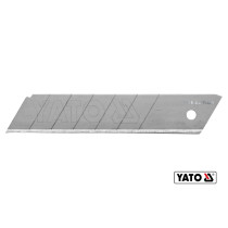 Лезвия стальные с отламывающимися сегментами YATO 25 мм 10 шт