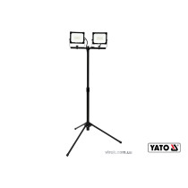 Прожекторы с SMD-диодами YATO 2 x 30 Вт 2 x 2700 лм на стойке 0.6-1.2 м