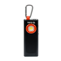 Ліхтар світлодіодний акумул. YATO Li-Po 3.7 В, 2000 mАГод, 500 Lm, динамік 3W Bluetooth