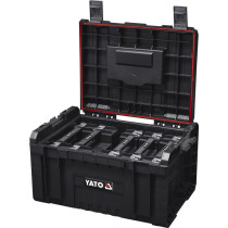 Ящик з 5 секціями для органайзерів YATO 240х 450х 320 мм, 23В для складаних модулів S12, S1