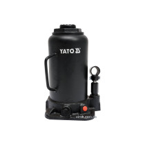 Домкрат гидравлический бутылочный YATO 20 т 242-452 мм