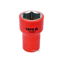 Головка торцевая шестигранная диэлектрическая YATO 3/8" М18 х 47/30 мм VDE до 1000 В