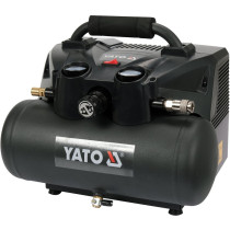Компресор акумуляторний YATO 36 В (2х18В), 800 Вт,тиск ≤ 8 Bar, под.повітря- 98 л/хв, ресивер- 6 л