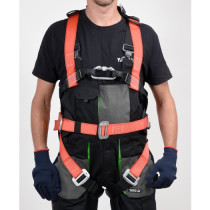 Шлейки безпеки поліестерові з лямками і стегновим пасом YATO для висотних робіт