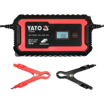 Зарядний прилад мережевий з LCD дисплеєм 230В YATO до акумуляторів 6V-2А 12V-10А, макс. 240AГод