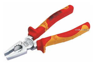 Плоскогубцы комбинированные NWS с изолированными ручками VDE до 1000 В 180 мм