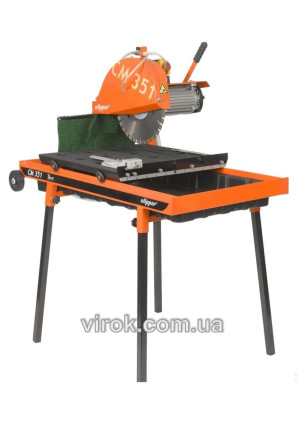 Каменерізний станок NORTON CLIPPER на ніжках ел.мереж.2,2кВт,д.Ø=350/25,4мм,макс.глиб.різу-110мм