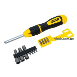 Отвертка-держатель STANLEY "Multibit" с насадками 20 шт