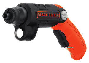 Отвертка аккумуляторная Black+Decker 3.6 В Li-Ion 1.5 Ач с подсветкой
