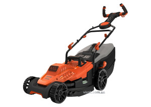 Газонокосилка 4-колесная электрическая Black+Decker 1600 Вт 380/20-70 мм 45 л