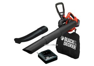 Аккумуляторный садовый пылесос Black+Decker GWC3600L20