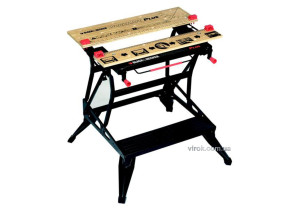 Верстак раскладной с фиксаторами Black+Decker 620/800 мм 541 мм