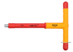 Вороток Т-образный диэлектрический YATO 3/8" 207 х 106 мм VDE до 1000 В