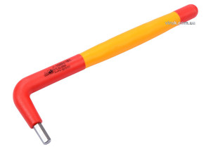 Ключ шестигранный Г-образный диэлектрический YATO HEX 5 x 45 x 160 мм VDE до 1000 В