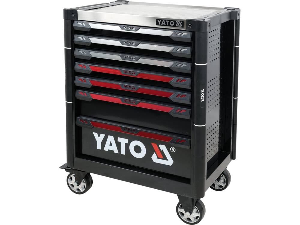 Шафа-візок для інструментів YATO з 7 шуфлядами, 977x 725x 480 мм